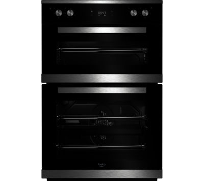 BEKO  Select BXTF25300X Electric Built-under Double Oven - Stainless Steel